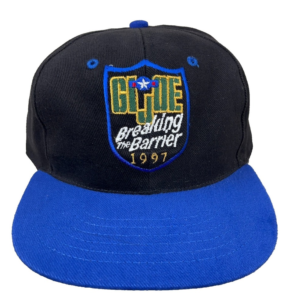 Vintage GI Joe Hat Cap Leather Strap Back Black‎ KB Toys Promo Convention 90s